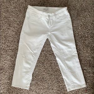 Seven White Capris